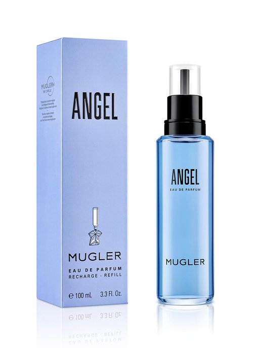 Mugler Angel Eau de Parfum Refill - Ambery & Woody Women's Perfume - Long Lasting 3.3 Fl Oz
