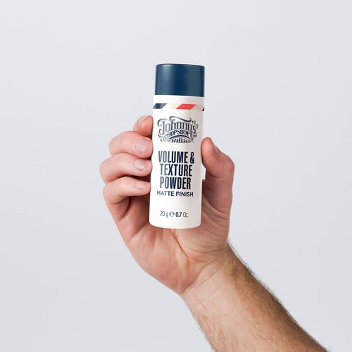 Johnny's Chop Shop Volume & Texture Powder for Instant Hold & Volume with Lightweight Matte Finish, 20 g