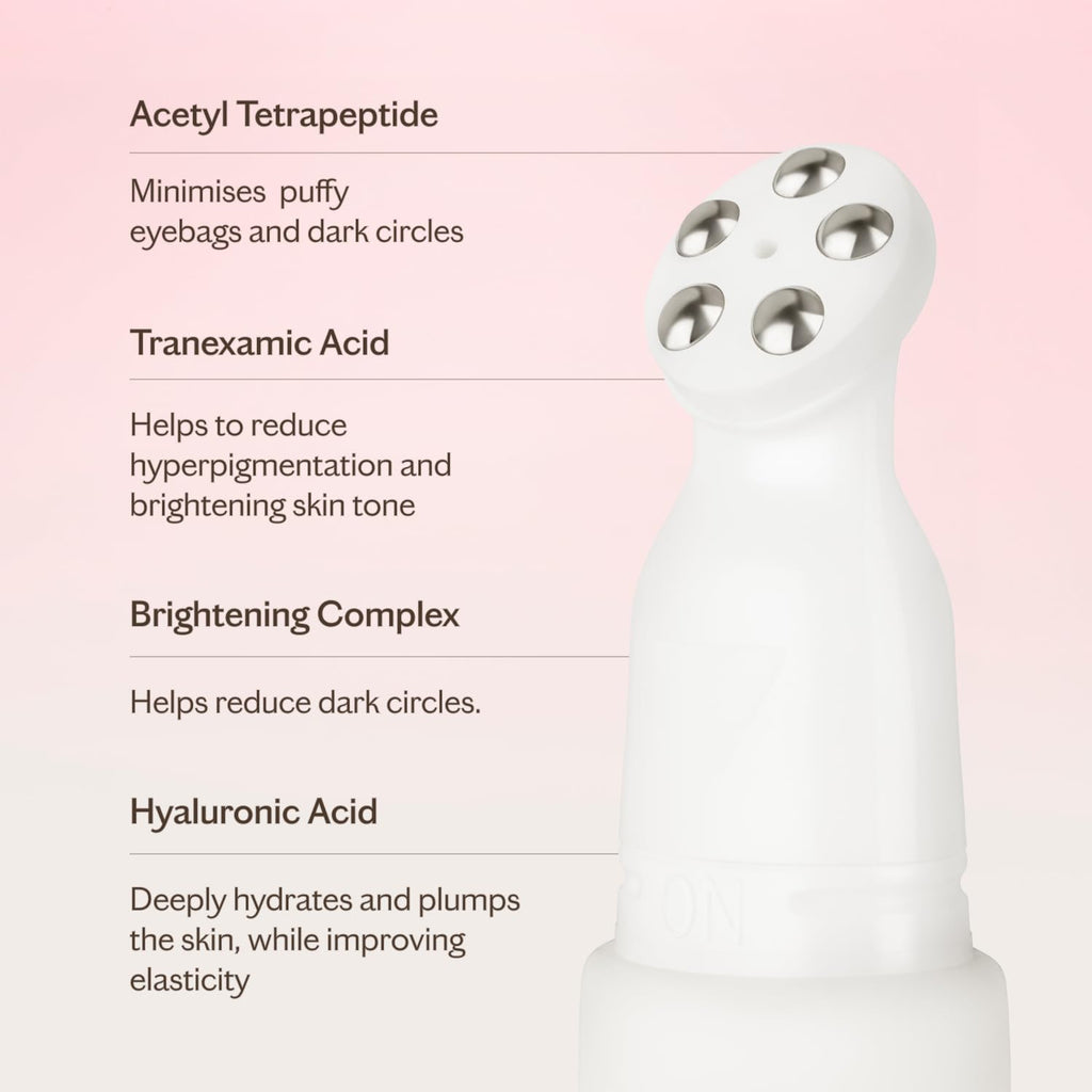 MZ SKIN Microtox Tightening Eye Serum 0.5 fl oz | Peptide Eye Serum with Sichuan Pepper Extract | Lifts, Firms & Reduces Dark Circles and Puffiness