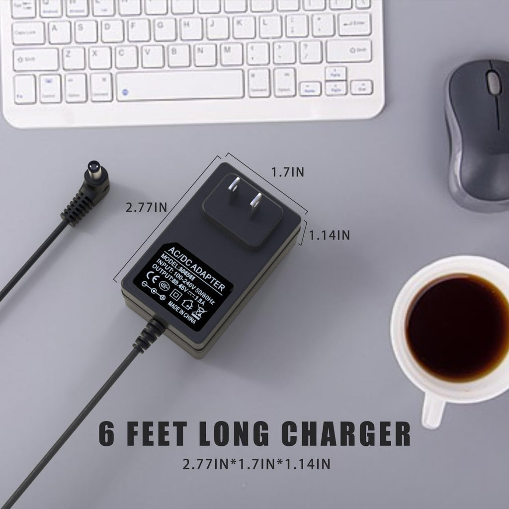26.1V Charger for Dyson V6 V7 V8 Cordless Vacuum Cleaner, Replacement for Dyson DC58 DC59 DC61 DC62 SV03 SV04 SV05 SV06 Cordless Vacuum Charging Power Cord