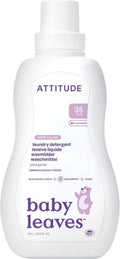 ATTITUDE Baby Laundry Detergent - EWG Verified, Plant-Based Formula, Sweet Lullaby Scent, 35 Loads, 35.5 Fl Oz