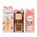 L’Amour Paris 3-Piece Perfume Set - Long-Lasting Eau de Parfum Collection | Romantic Floral & Sweet Fragrances
