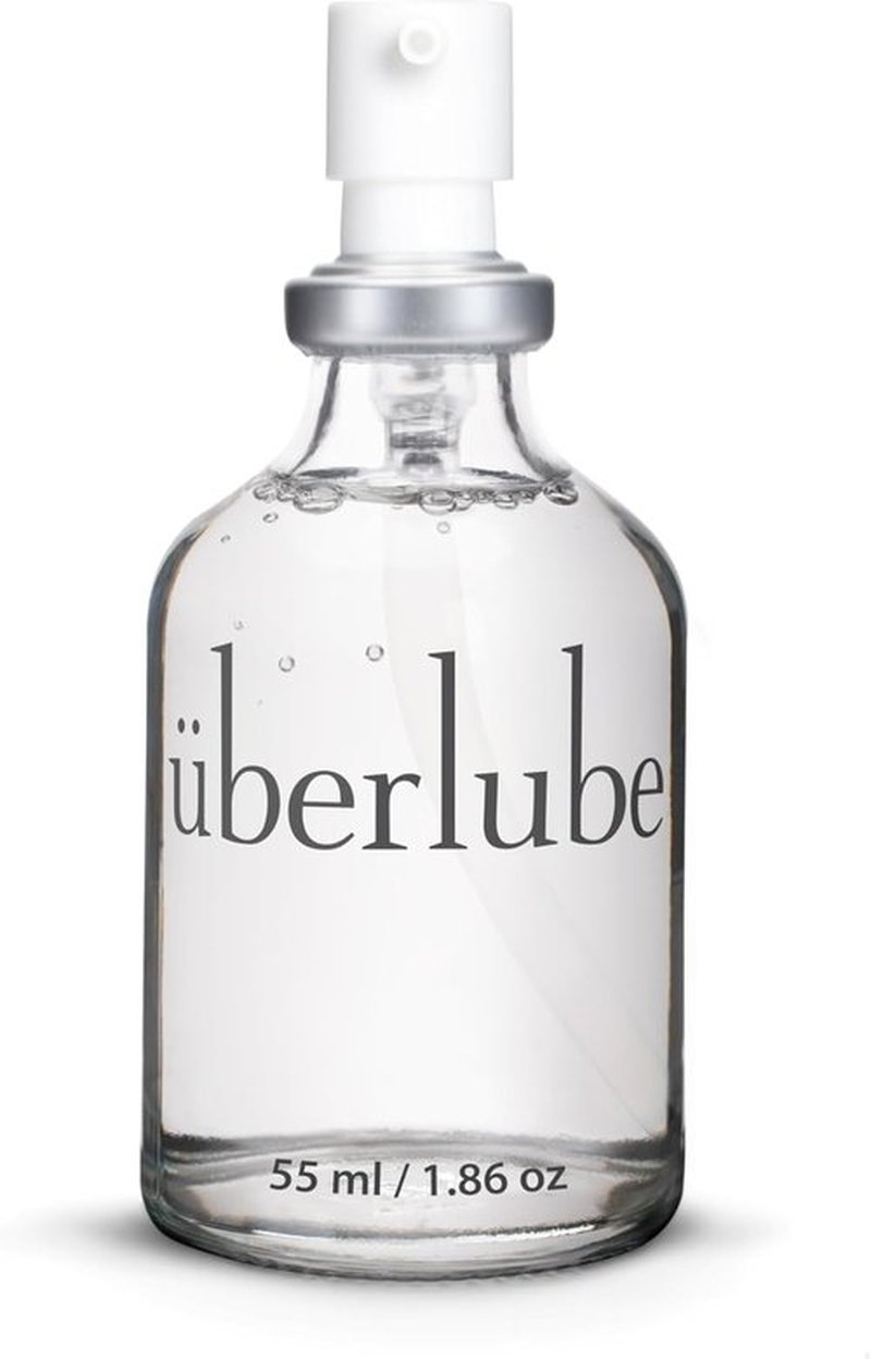 Uberlube Premium Silicone Lube - Unscented, Long-Lasting & Waterproof Personal Lubricant | 1.86 Fl Oz.