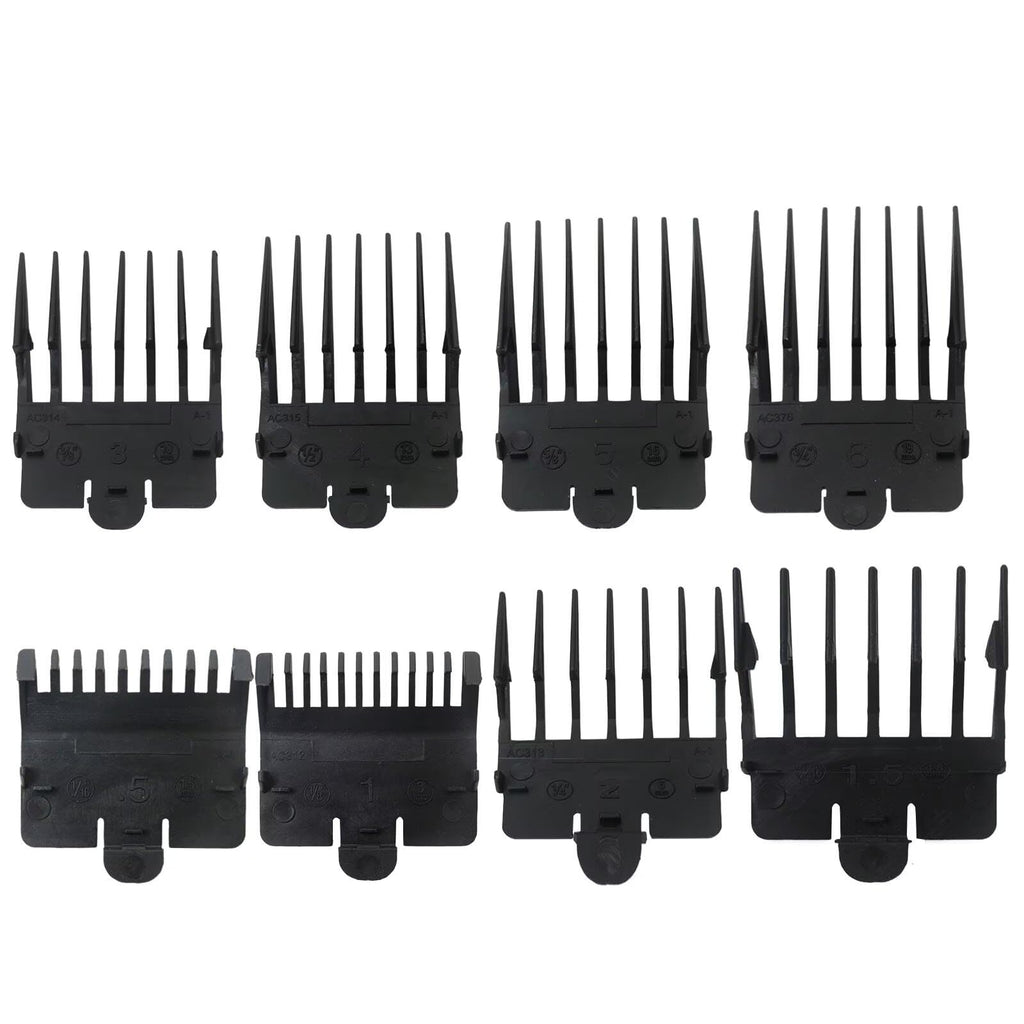 Zafina-UP 8pcs Clipper Guards for BaBylissPRO Barberology FX870, FX880, FX825, and FX673 Clippers, Trimmer Replacement Guards 8 Length (1/16, 1/8, 3/16, 1/4, 3/8, 1/2, 5/8, 3/4inch)