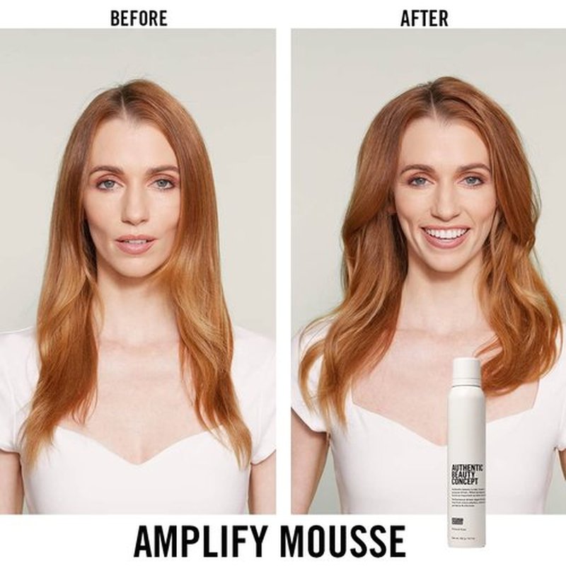 Authentic Beauty Concept Amplify Mousse - Volumizing Styling Mousse for All Hair Types | 6.7 oz