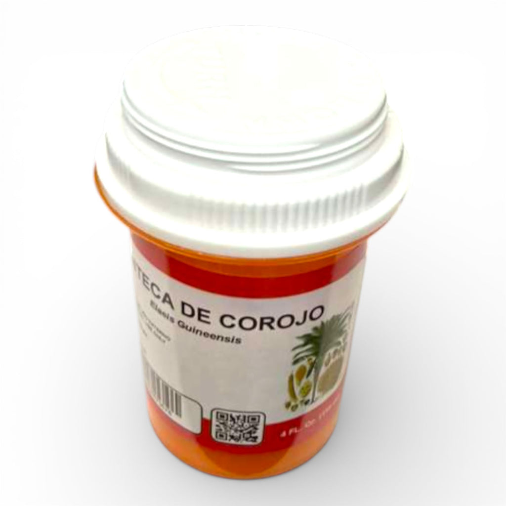 Manteca de Corojo 4 fl oz – Corojo Palm Oil for Santeria Ifa Orisha Rituals Spiritual Ceremonies Botanica Religious Supply External Use Only