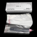 PMUBEAUTY 200Pcs PMU Pen Machine Covers Sleeves Tattoo Machine Protect Film Bag Disposable for Tattoo Cartridge Machine Gun Grips, Derma pen Microneedling (Clear)