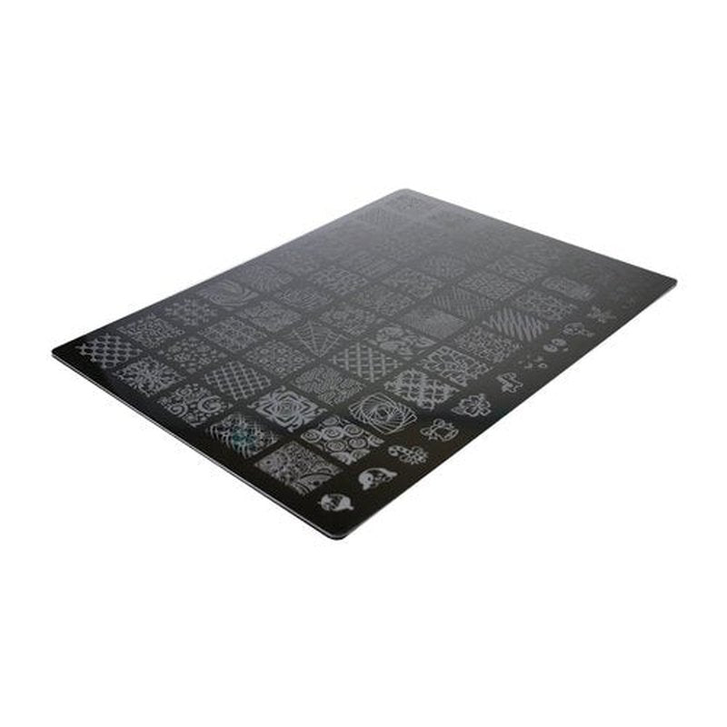 Gogoonly Nail Art Stamp Plate Collection St. Holly - Huge Size Stamping Image Plates Manicure Nail Designs DIY - BH000574