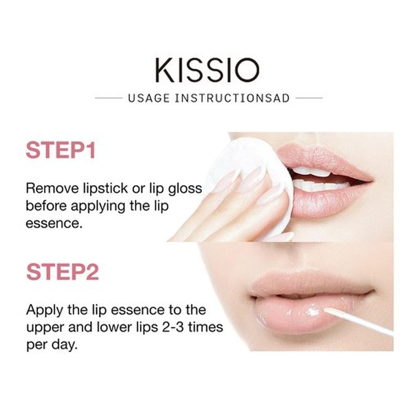 KISSIO Lip Plumper - Natural Hydrating Gloss for Fuller, Moisturized Lips | 5.5ml