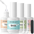 AZUREBEAUTY Dip Powder Liquid Set - 8 Essential Tools for No Lamp Dipping | 15ml Each