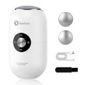 Electric Foot Callus Remover for Women Men, Rechargeable Electric Foot File Pedicure Tool with Stainless Steel Heads, Portable Feet Grinder for Cracked Dry Heels Dead Skin Calluses