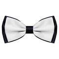 LJBFNN Bow Ties for Men, Clip on Black Bowtie, Pre-tied Adjustable Tuxedo Mens Bow Tie Formal Wedding Party