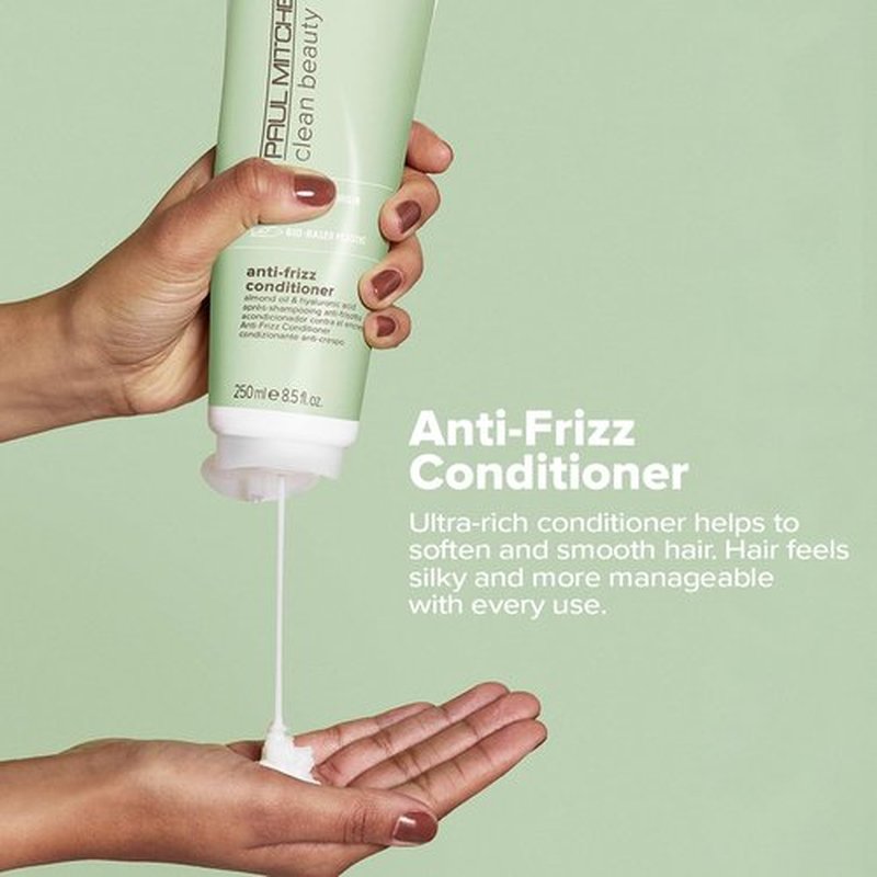 Paul Mitchell Clean Beauty Anti-Frizz Conditioner - Ultra-Rich Formula for Textured Hair Care