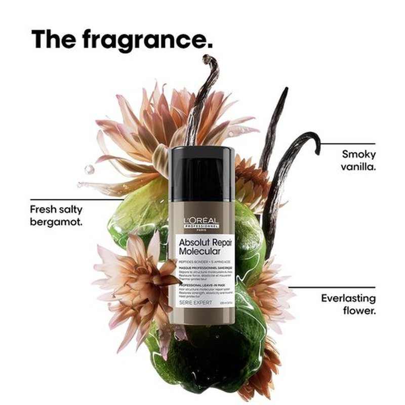 L'Oréal Professionnel Paris Absolut Repair Leave-In Mask - Smooths & Strengthens All Damaged Hair Types
