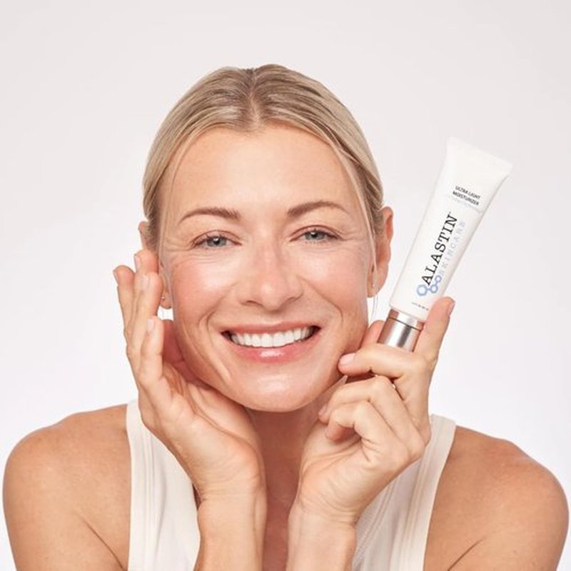 ALASTIN Skincare Ultra Light Daily Face Moisturizer - Hydrating Anti-Aging Cream (2 oz) | Supports Collagen & Elastin Production