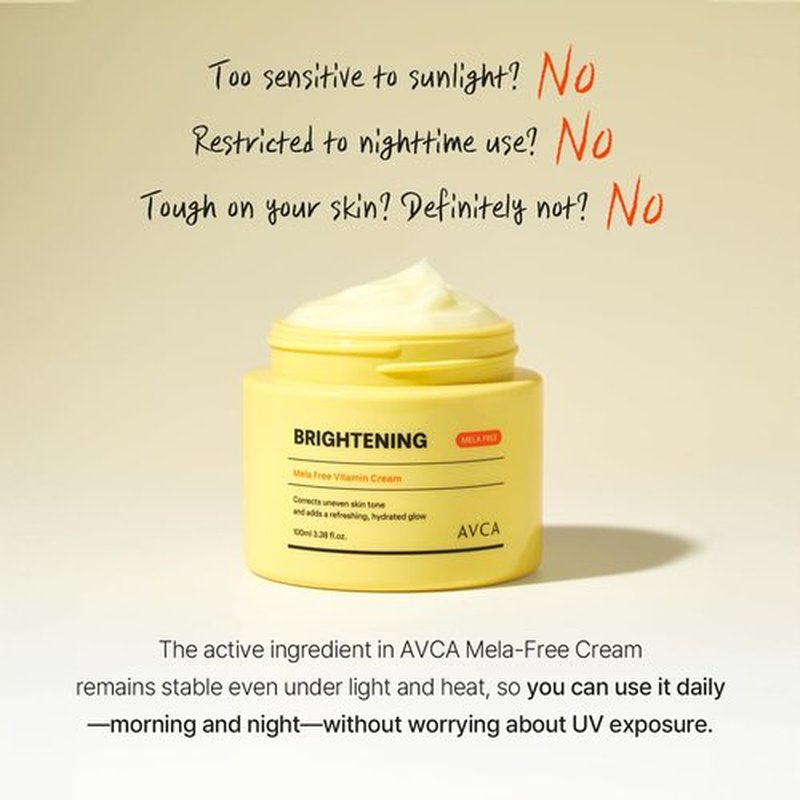 AVCA Vitamin + Niacinamide Radiance Cream 100ml(3.38 fl. oz) - Even Tone & Glow Moisturizer, Daily Hydration K-Beauty Moisture Care