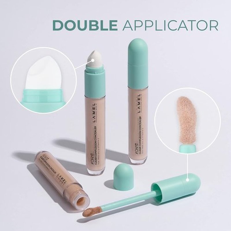 LAMEL OH My Clear Face Concealer - Moisturizing & Waterproof Formula with Vitamin E & Tea Tree Extract - 0.23 fl. oz.