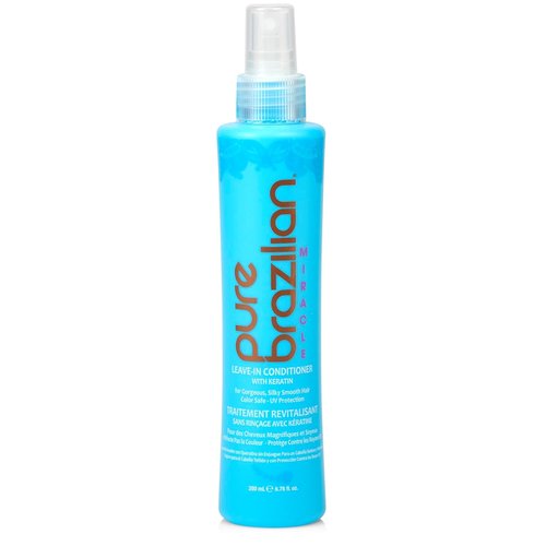 Pure Brazilian Leave-In Conditioner - Nourishing Keratin Hair Treatment for Strength & Fortification | 6.78 Oz