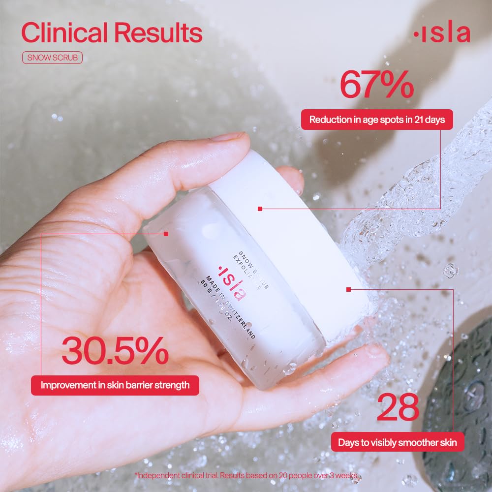 ISLA Beauty Women's Snow Scrub Exfoliator