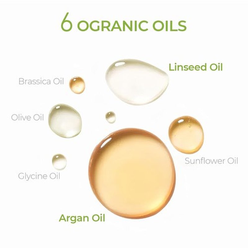TYMO Argan Hair Oil Spray - Hydrating 6 Blend Oil for Frizzy & Dry Hair | Organic Daily Treatment, 3-Pack