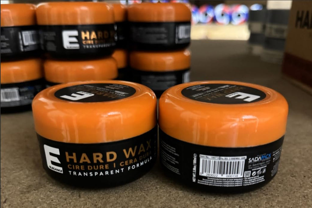 E Elegance Hair Products Transparent Hair Styling Hard Gel Wax With Argon Oil, Hard Hold, 3.38 Oz