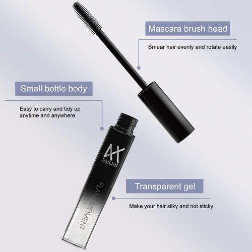 DMLNN Flyaway Hair Fixing Stick, 4 Pack Moisturizing and Shiny Finishing Wax for Bangs and Hairstyling - Not Greasy Stereotypes Cream