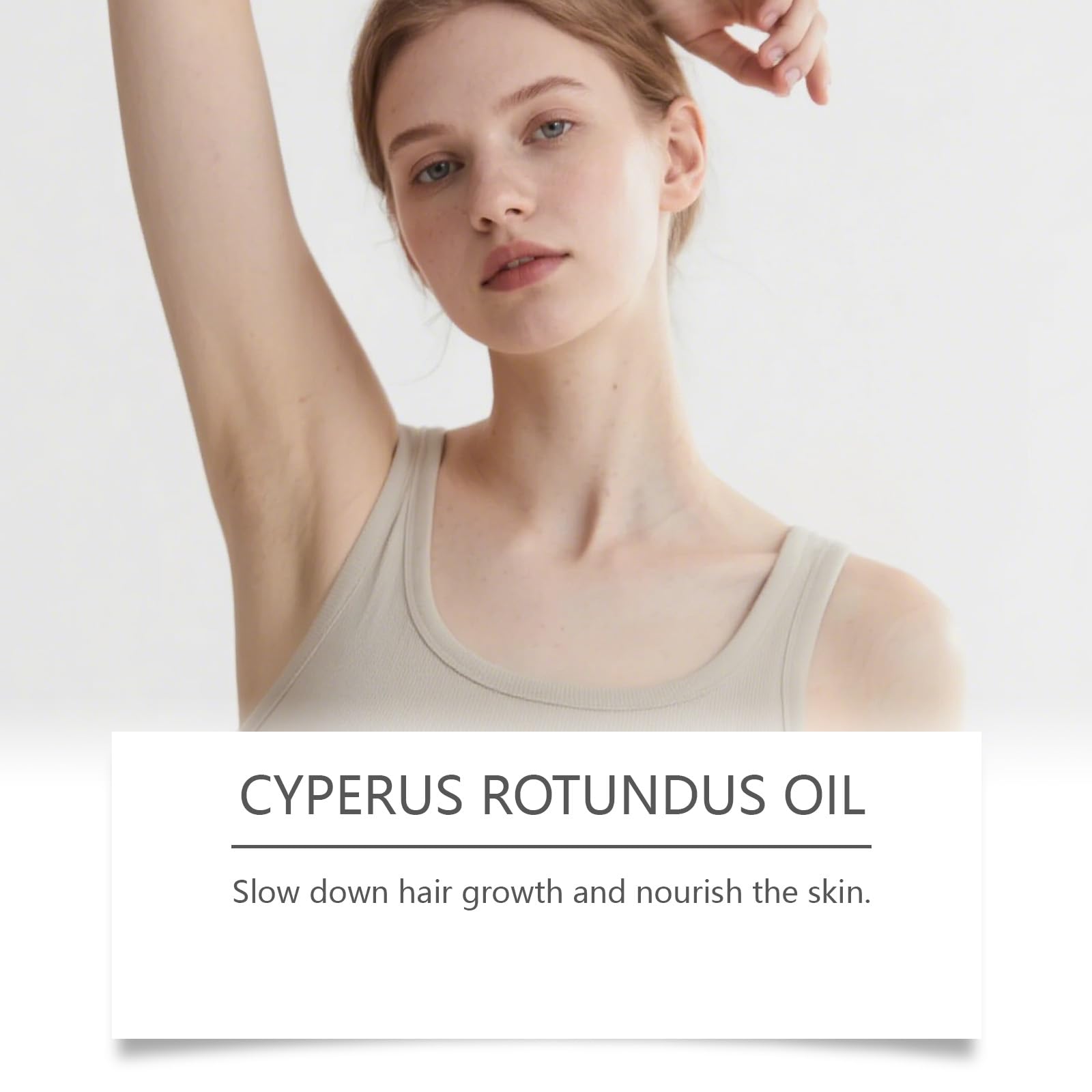 WestShiny Cyperus Rotundus Oil, Cyperus Rotundus Oil for Hair Removal, Deeply Moisturizing & Pore-Shrinking for Women and Men, 2.02 fl oz (60 ml)