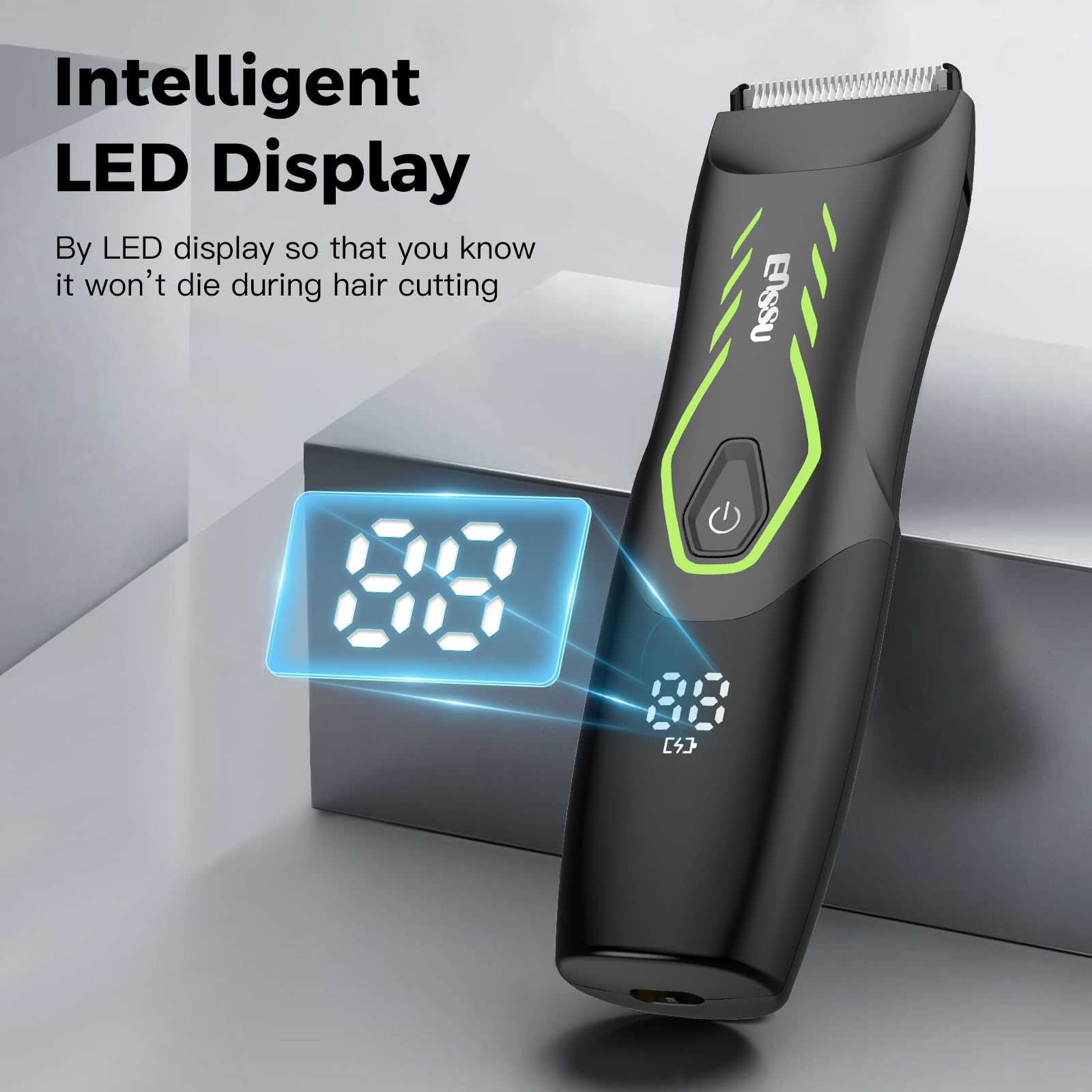 Manscape Body Hair Trimmer for Men w/Light Pubic Hair Trimmer Safe Blade