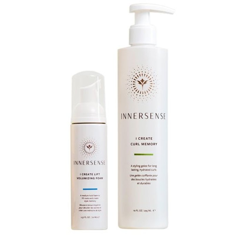 INNERSENSE - Curl Enhance Duo | I Create Curl Memory (10 oz) + I Create Lift (2.67 oz) | Shape, Define, Enhance | For Women & Men, Non-Toxic, Cruelty-Free, Clean Haircare