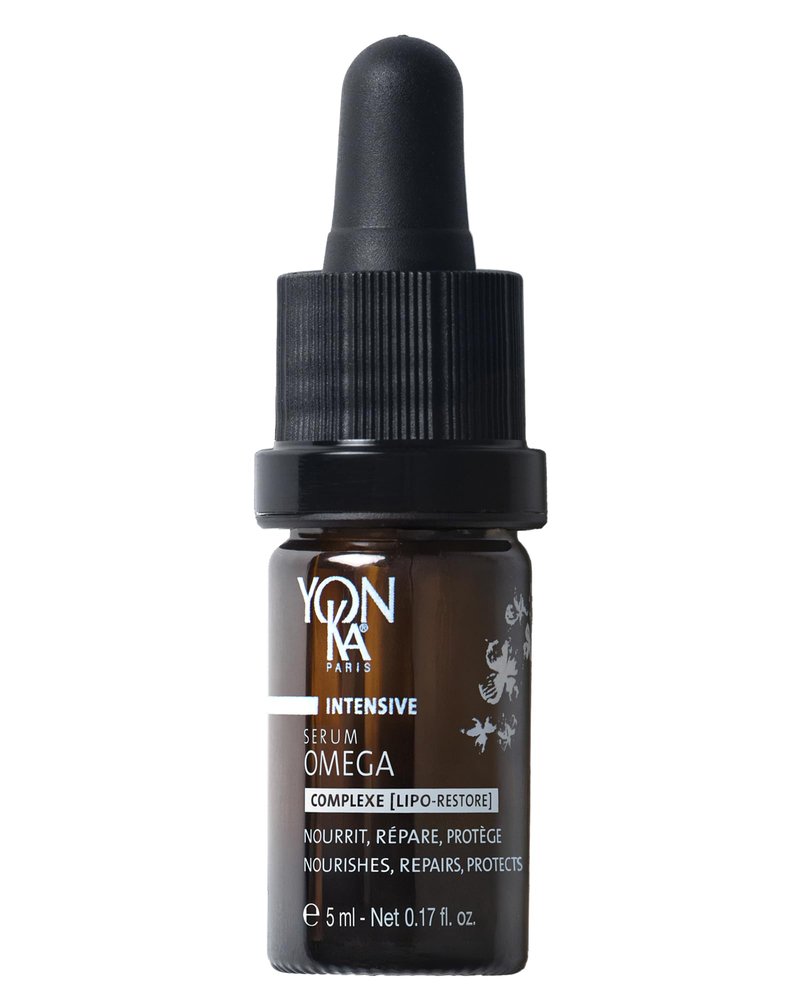 YONKA PARIS Serum Omega | Oil in Serum for Dry Sensitive Skin | Omegas 3 6 9 Lipo Restore Complex | Nourishes and Soothes Reactive Skin | Vegan Dermatologist Tested | Travel Size | 0.16 Fl Oz