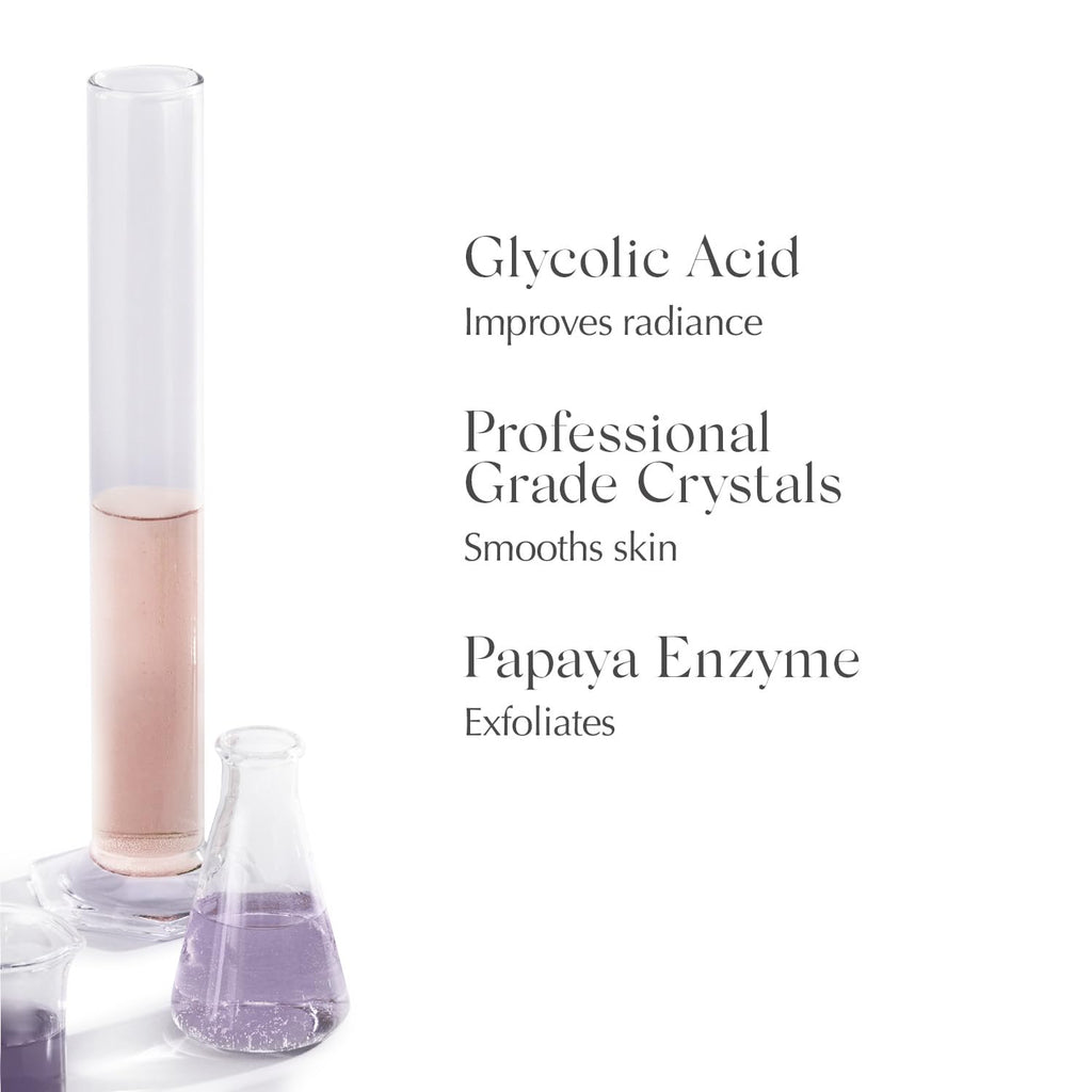 EXUVIANCE Triple Microdermabrasion Face Polish with Glycolic Acid, Papaya Enzyme and Pure Professional Grade Crystals, 75 g.