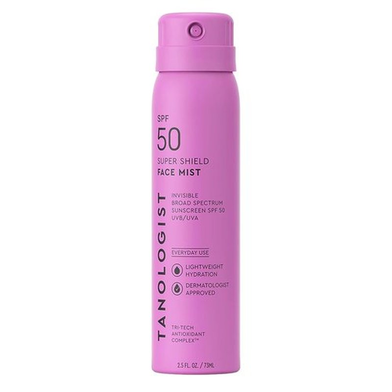 Tanologist SPF 50 Super Shield Face Mist - Lightweight Sun Protection | 2.5 fl. oz / 73 ml