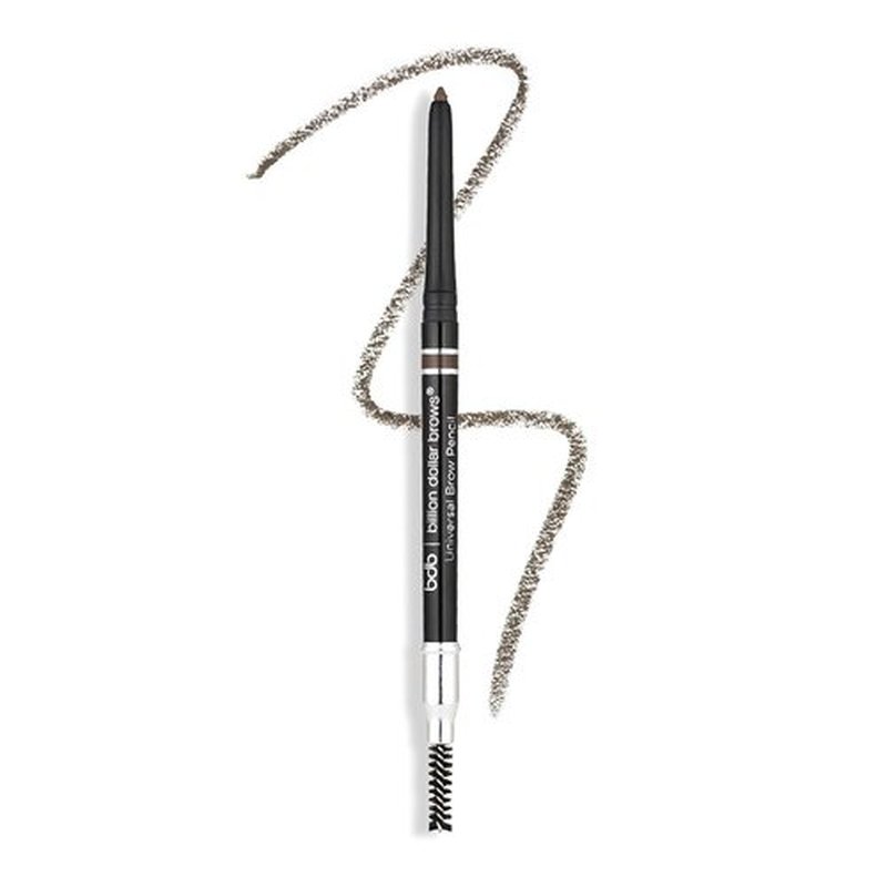 Billion Dollar Brows Universal Eyebrow Pencil - Dual-Ended Precision Tip & Spoolie, Waterproof, Vegan