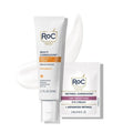 RoC Multi Correxion Revive + Glow Vitamin C Sunscreen Broad Spectrum SPF 30 Face Moisturizer (1.7 oz) with Retinol Eye Cream Packette