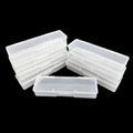 8PCS Manicure Tool Box, Plastic Storage Personal Box Nail Implement Organizer Case Box for Nail Art Pedicure Supply (Clear)