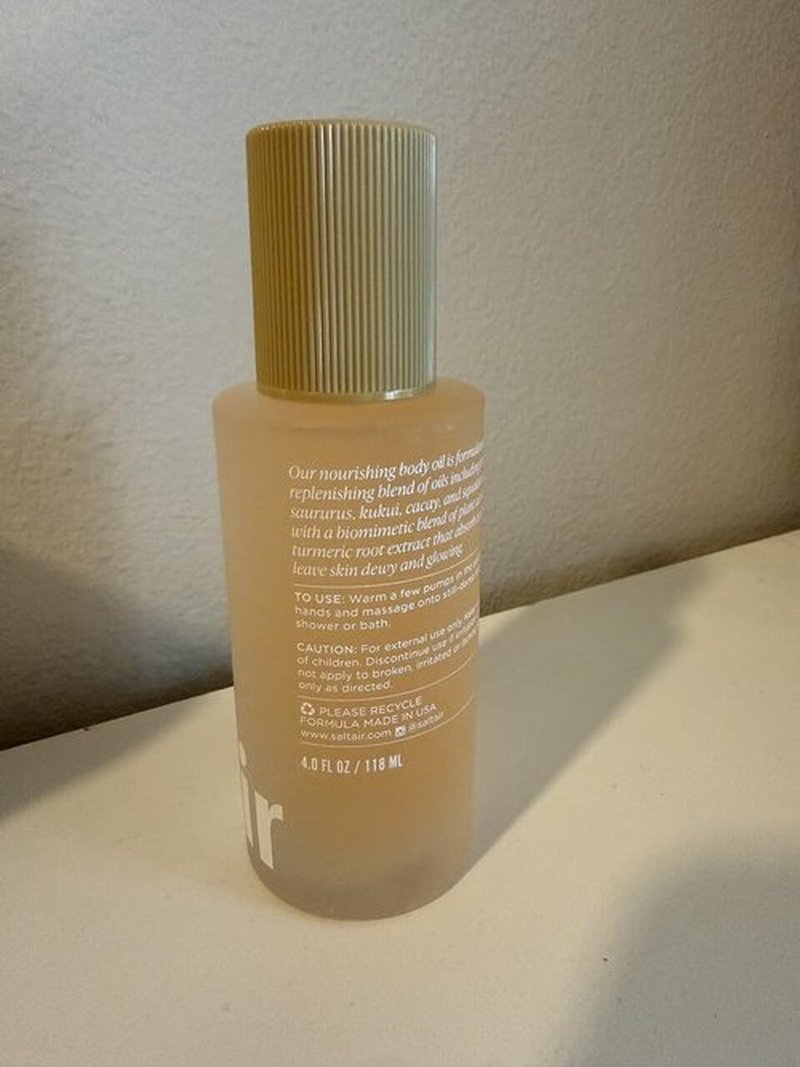 Saltair Body Oil - Silky After Shower Moisturizer for Men & Women | Non-Greasy Hydration, 4oz