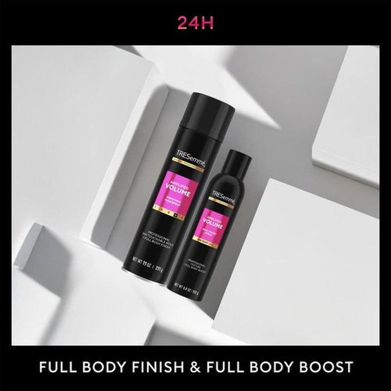 TRESemmé Amplified Volume Finishing Hairspray & Root Boost Spray – 24H Lift, Volumizing Hair Products