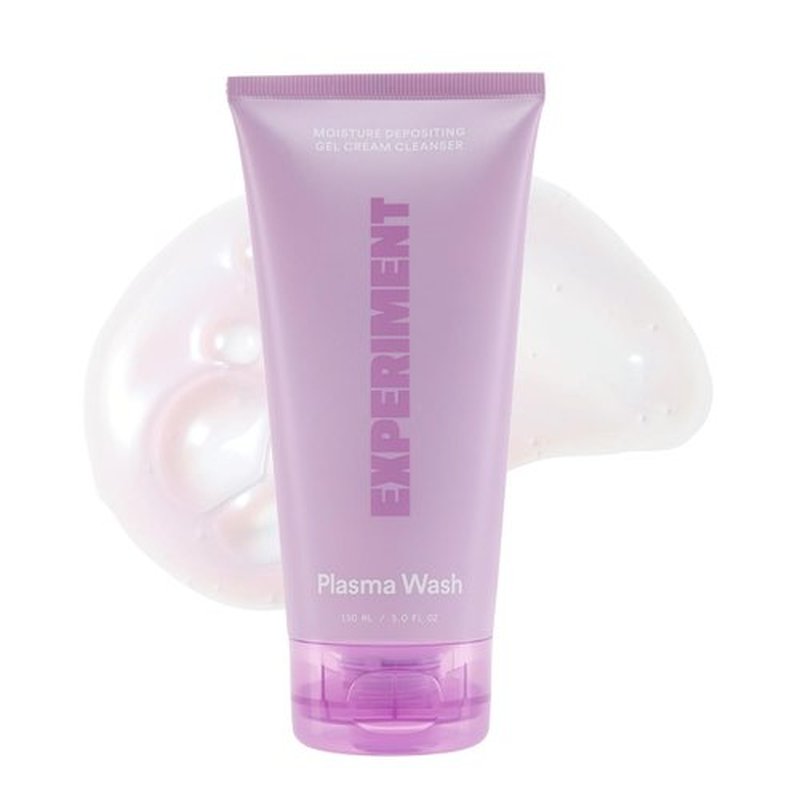 Experiment Plasma Wash Gel Cleanser - Hydrating & Barrier Restoring Face Wash with Glycerin & Jojoba Oil, 5.0 FL OZ | Gentle for All Skin Types