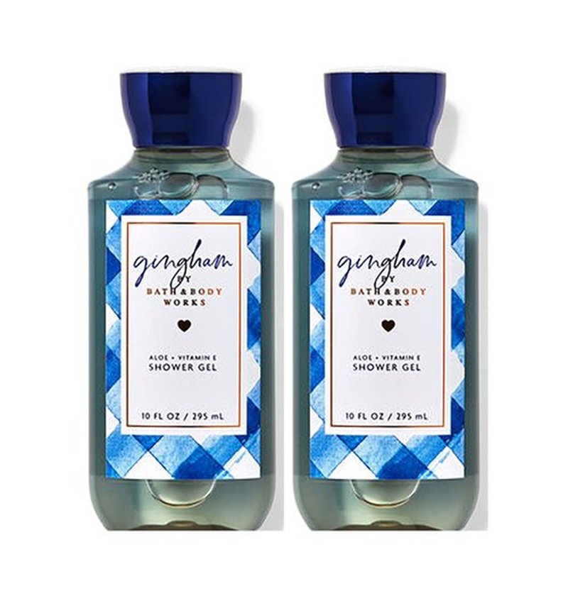 Bath and Body Works Gingham Shower Gel Gift Sets For Women 10 Oz 2 Pack (Gingham)