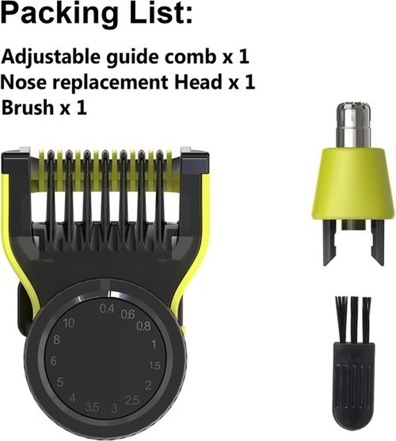 **Skiennix Adjustable Guide Comb - Replacement Head Blade for One Blade QP2520/QP2530/QP2620/QP2630 | Perfect Trimmer Accessory**