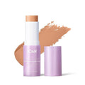 JOAH Crystal Glow Tinted Luminizer Stick - Multitasking Highlighter & Bronzer | Peptide Infused, Medium Warm Undertones