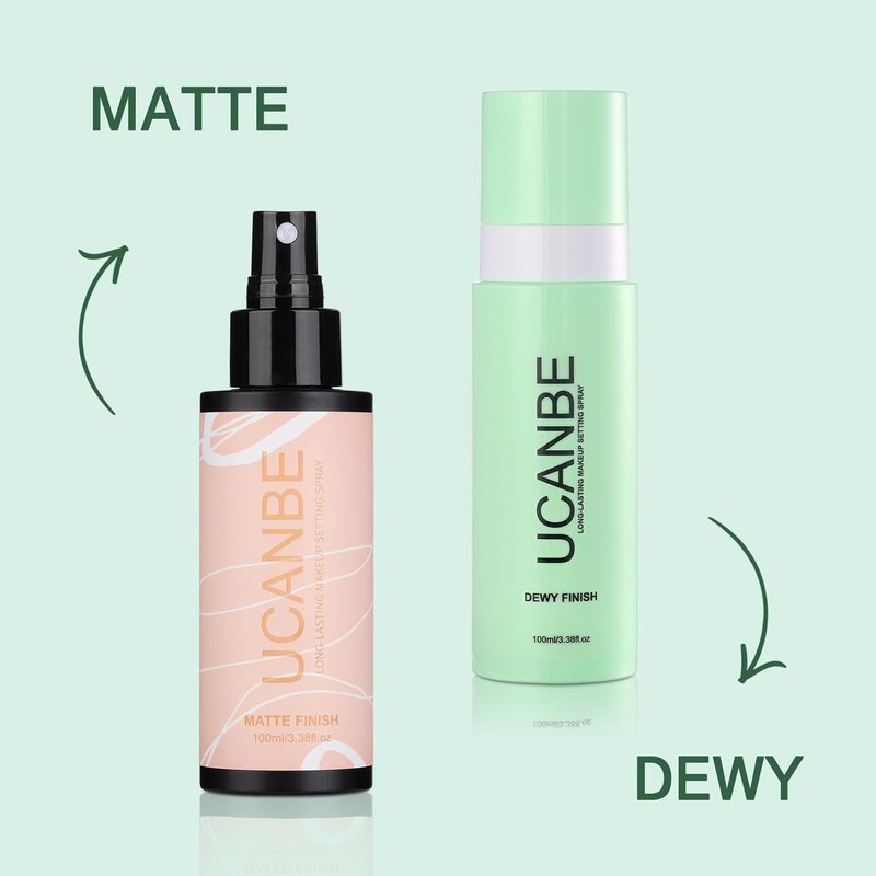 UCANBE Makeup Setting Spray - Hydrating Dewy Finish Face Mist for Long-Lasting Glow | 3.38 fl oz