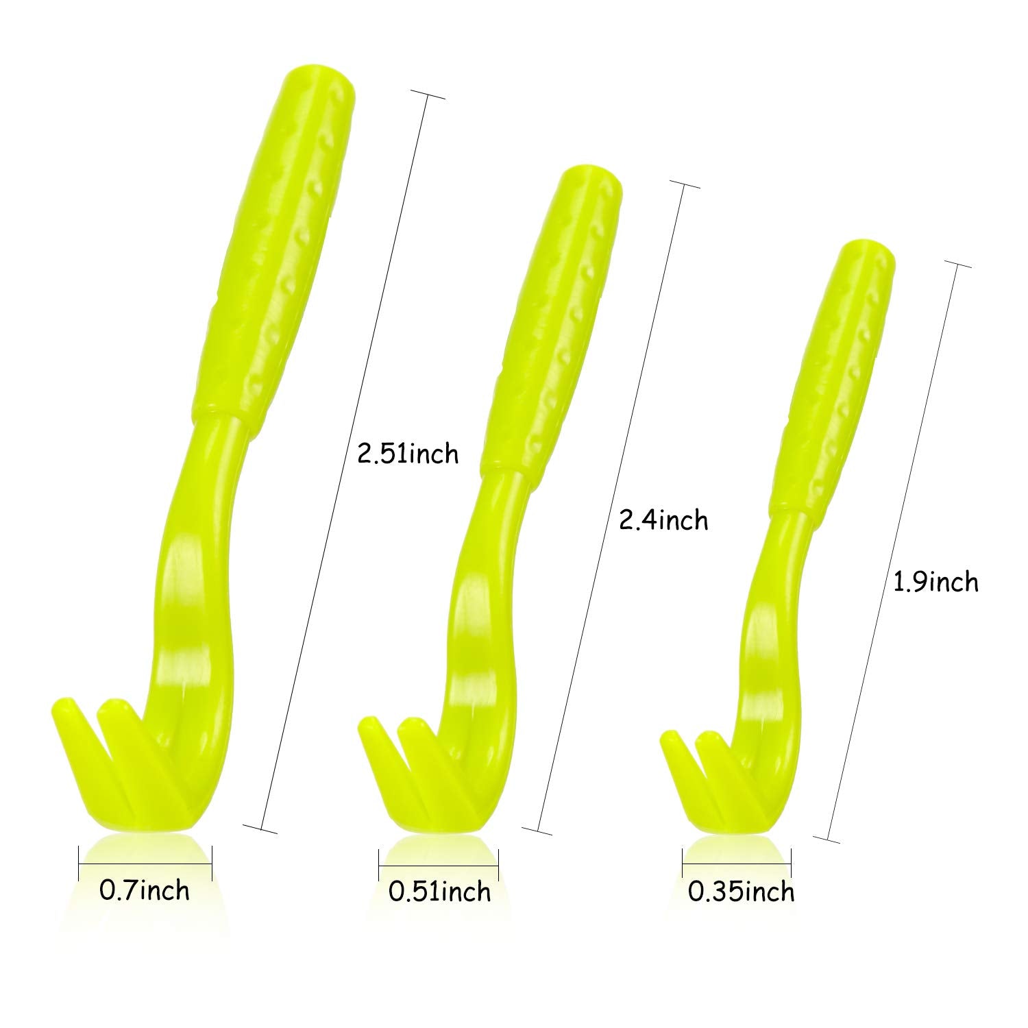 Boao 7 Pcs Tick Removal Tool Kit, Include 3 Plastic Removers, 3 Stainless Steel Tweezers with Comb for Dog and Cats(Fluorescent Green)