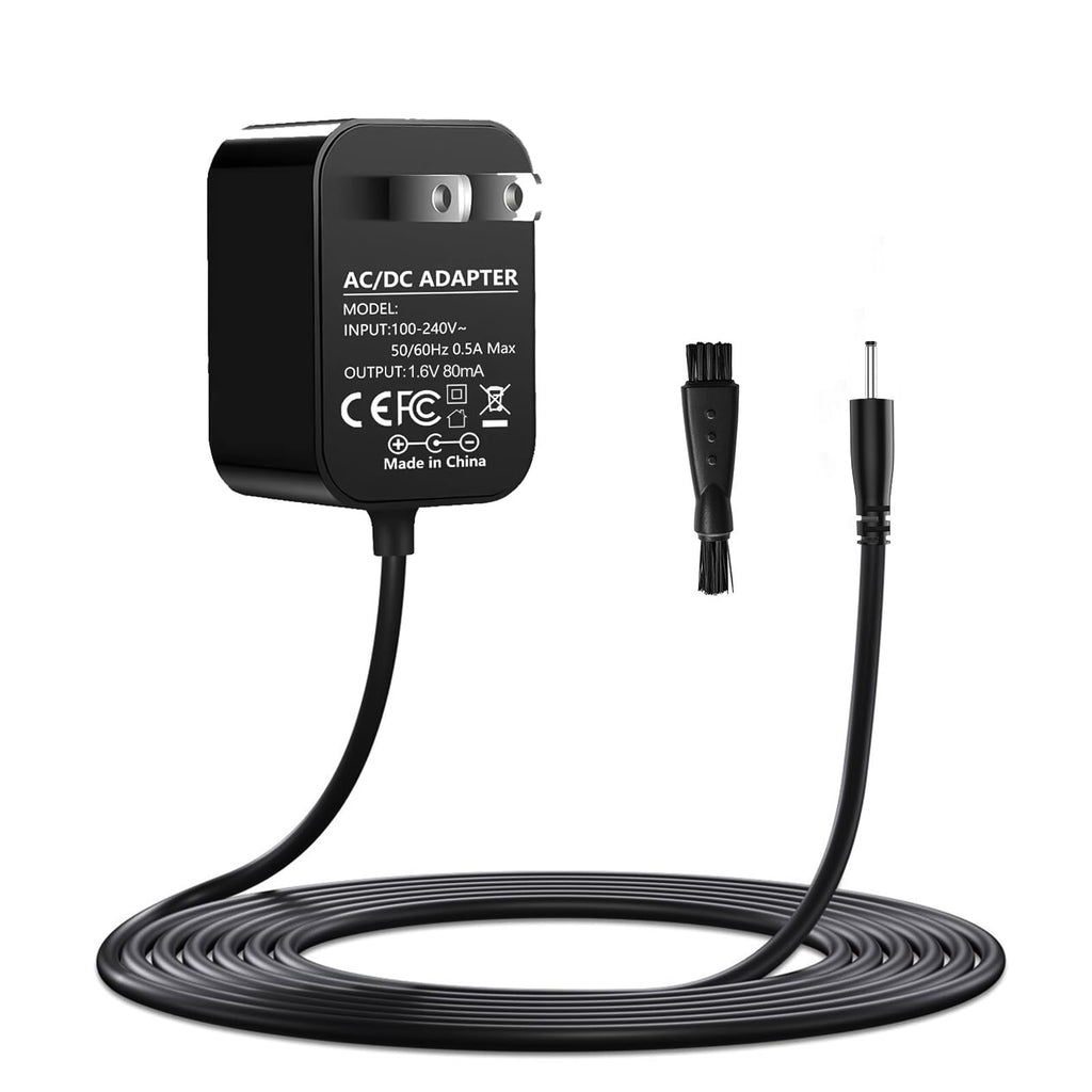 1.6V 80mA Replacement for Philips Norelco Charger Compatible with Philips G370 G250 G270 G290 G380 D350 G390, G470, G480 Grooming System and Beard Hair Trimmer QC5015 QG3080 QG3150 HQG265 HQG265