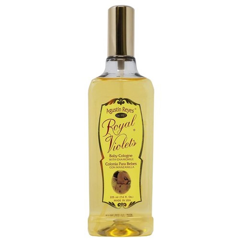 Royal Violets Baby Cologne - Gentle Chamomile Formula for Refreshing Baby | 7.6 Fl Oz Spray Bottle