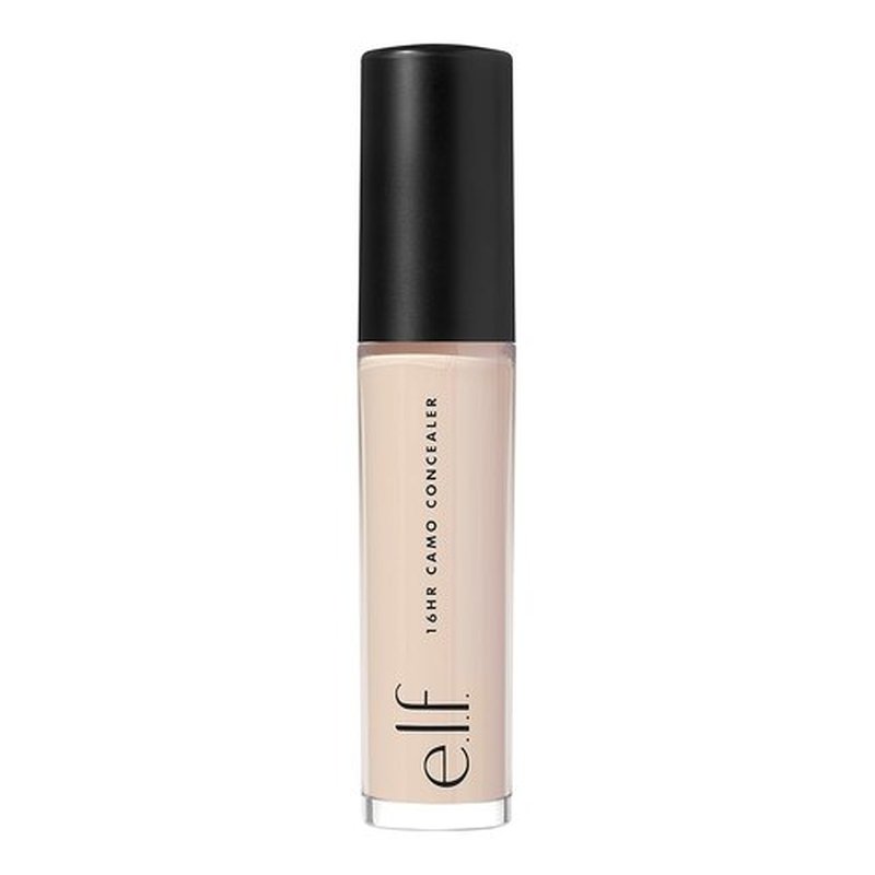 e.l.f. 16HR Camo Concealer - Full Coverage, Highly Pigmented Matte Finish, Light Ivory, 0.203 Fl Oz