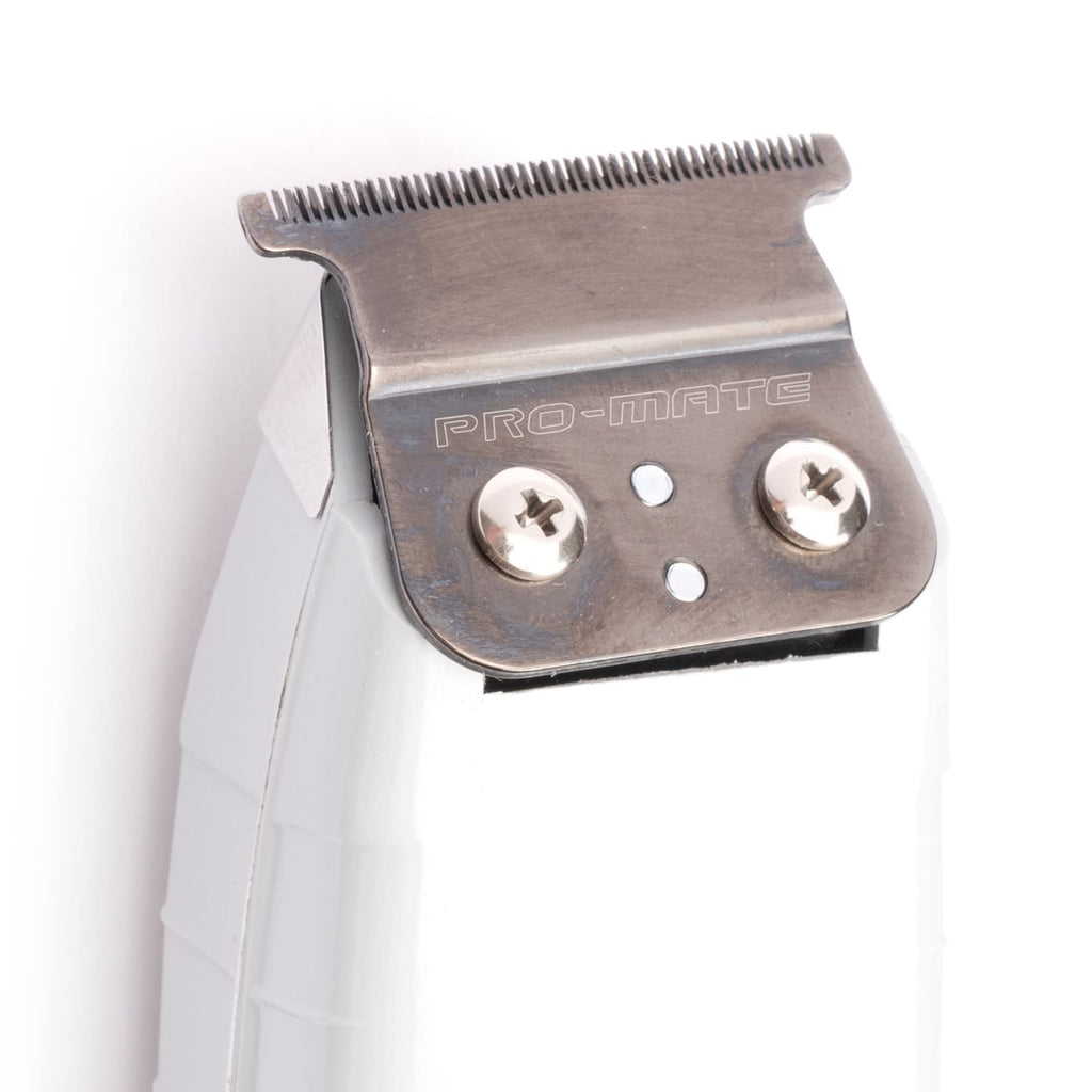 Replacement Blade 04521 fits Andis T-Outliner 04780, GTX 04785 (Model GO, GTO) Modified One Hittaz Zero Gap by PRO-MATE w/Free Screws (Black - T Shape)