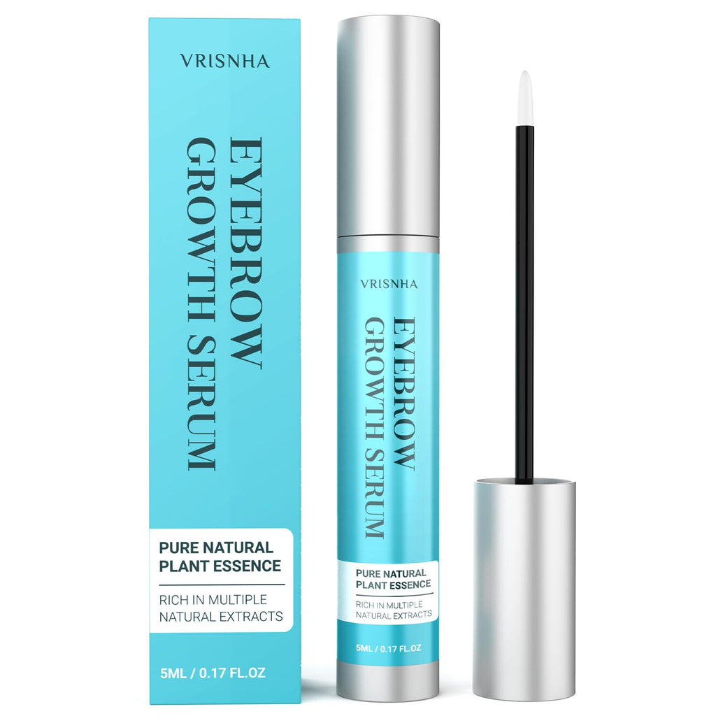 Eyebrow Growth Serum - Plant Extracts Eyebrow Serum and Enhancer for Thicker Brows and Grow Brows Faster, Longer, Fuller - 5mL