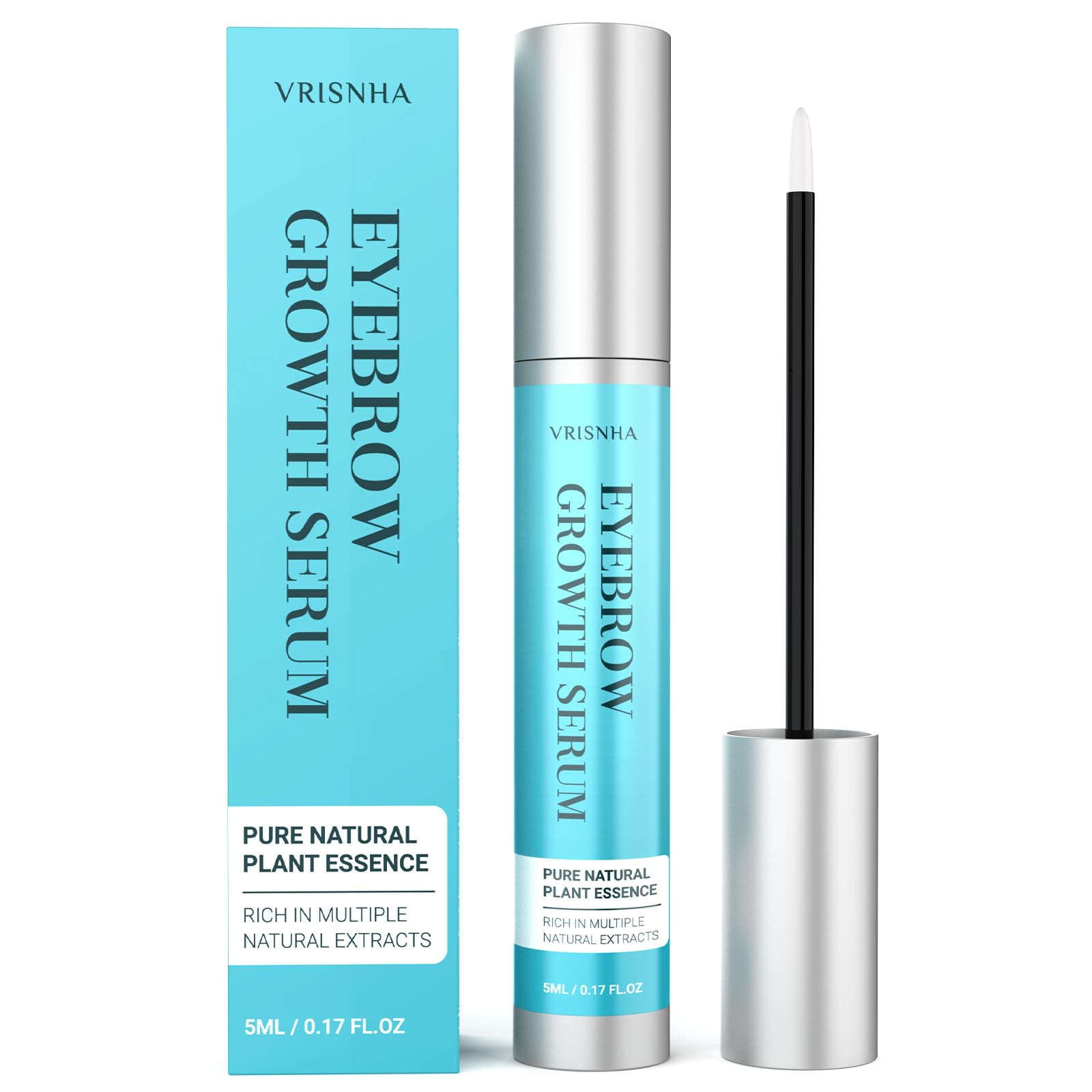Eyebrow Growth Serum - Plant Extracts Eyebrow Serum and Enhancer for Thicker Brows and Grow Brows Faster, Longer, Fuller - 5mL
