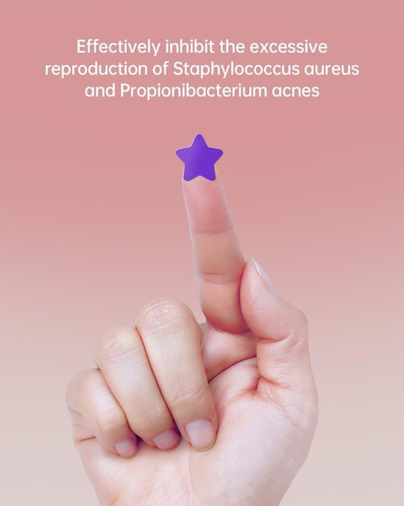 Jefusst Star Acne Pimple Patch 140 Counts, Hydrocolloid Acne Patches for Face, Purple, Blue, Green, Pink and Yellow
